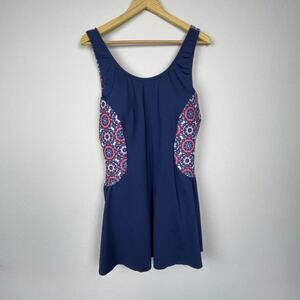 Dolfin One Piece Swim‎ Dress Plus Size Swimsuit Size 22 Vacation Resort Cruise